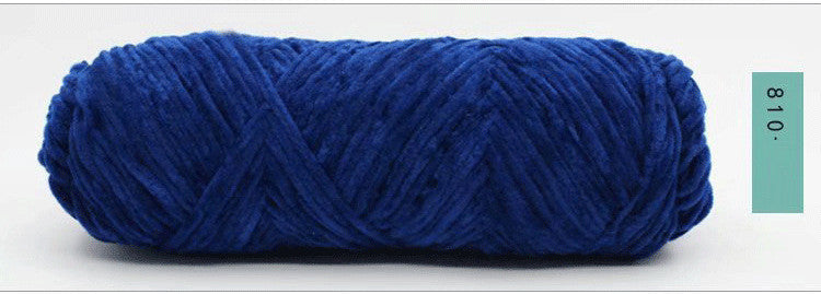 Chenille Gold Velvet Yarn Hook Shoe Thread