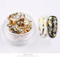 Gold And Silver Tin Foil Nail Stickers Decorations Crystal Phototherapy Nail Foil Paper
