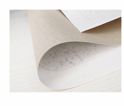 Violet Flowers  DIY Painting By Numbers Kit