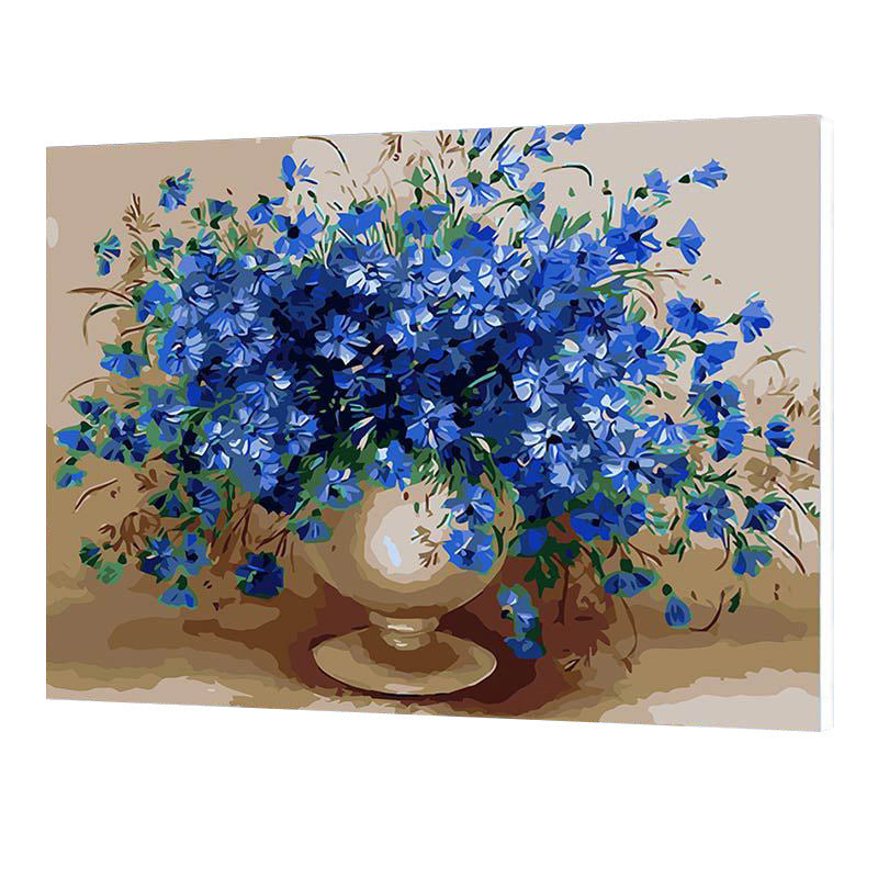 Violet Flowers  DIY Painting By Numbers Kit