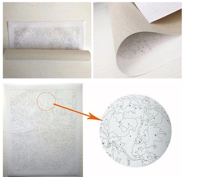 Beautiful Flowers-DIY Digital Painting Kit-Decoration