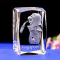 Interior Carving 3D Animal Series Crystal Statue Tourist Souvenir