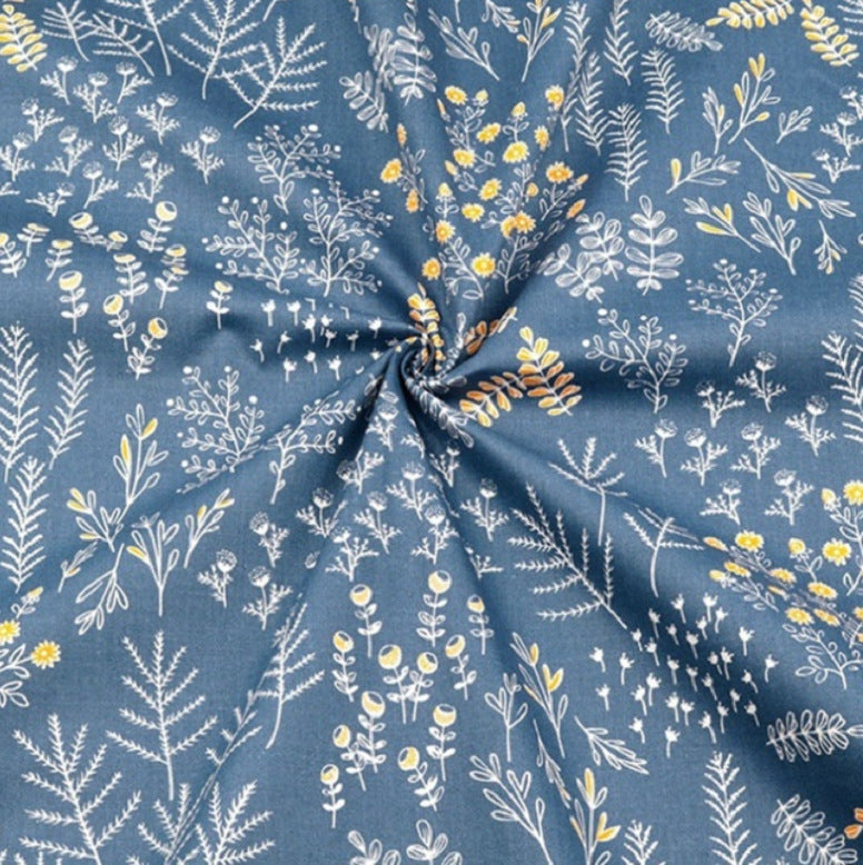 Cotton Twill Printed Cloth DIY Handmade Patchwork Floral Cloth Cotton Bedding Fabric