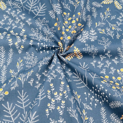 Cotton Twill Printed Cloth DIY Handmade Patchwork Floral Cloth Cotton Bedding Fabric