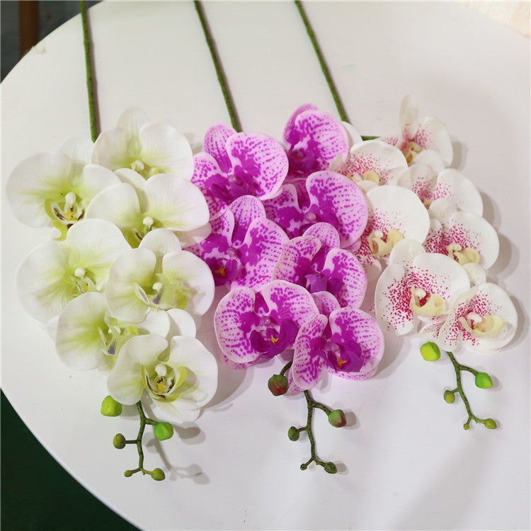 7 phalaenopsis artificial flowers