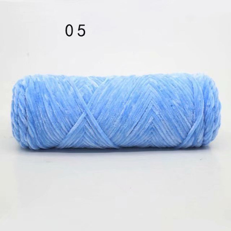 Chenille Gold Velvet Yarn Hook Shoe Thread