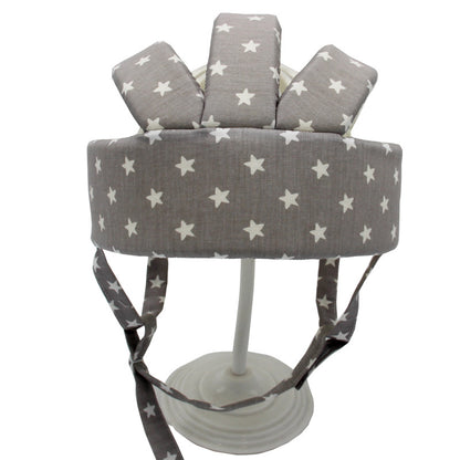 Baby Learning to Walk Anti-Collision Hat Infant Toddler Safety Helmet Cotton Protective Cap Fully Cotton Breathable Lightweight