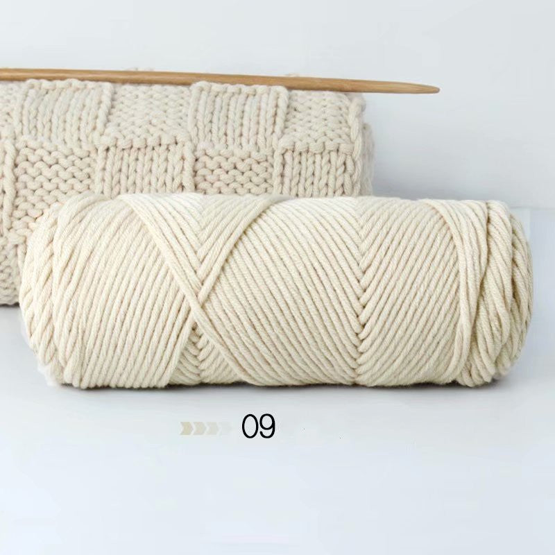 Milk Cotton Handmade DIY Braided Coarse Yarn