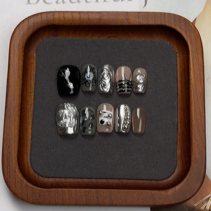 Handmade Wear Nail Gold Powder Heavy Industry Manicure