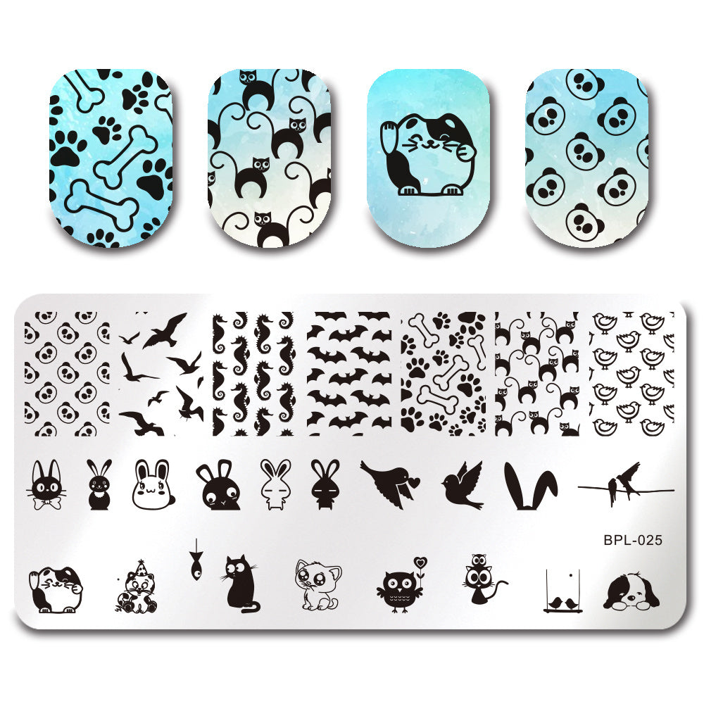 Nagelabdruckplatte, Nagellackierwerkzeug, Stahlsiegel