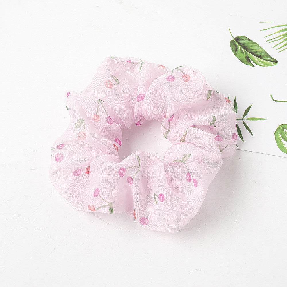 Sweet maiden net yarn hair cord