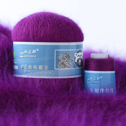 Long-haired mink woolen yarn