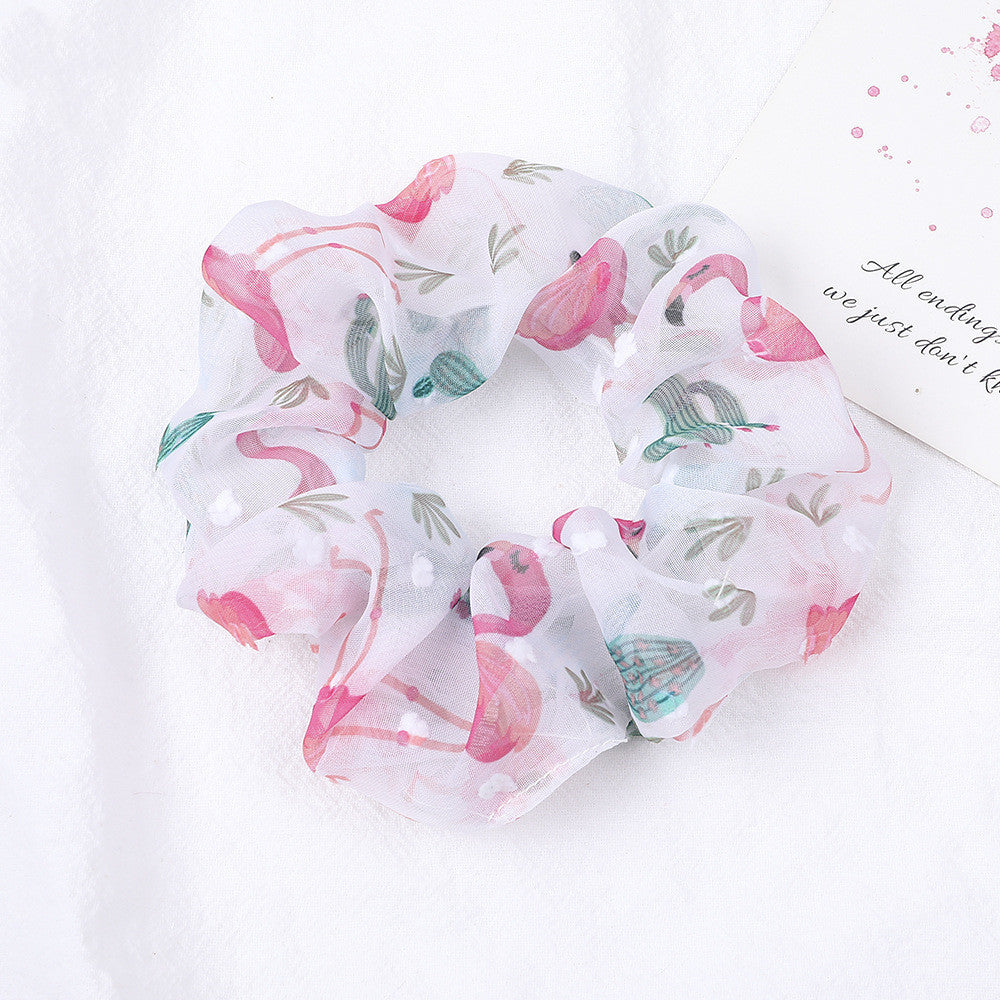 Sweet maiden net yarn hair cord