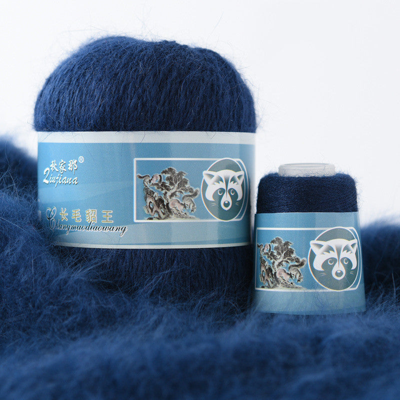 Long-haired mink woolen yarn