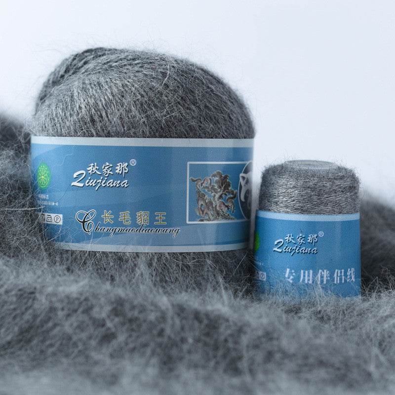 Long-haired mink woolen yarn