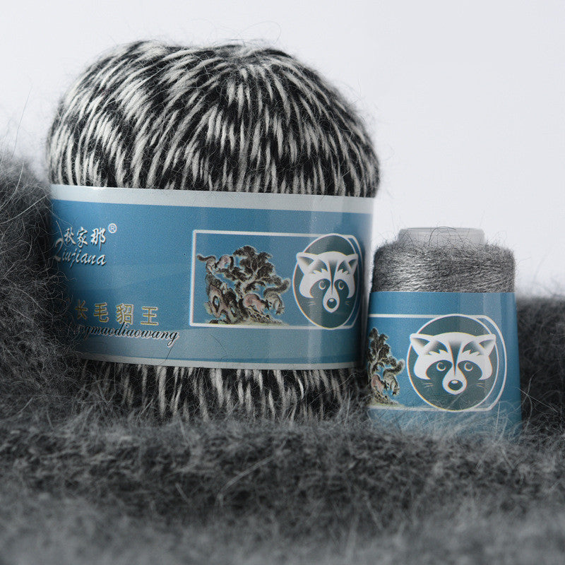 Long-haired mink woolen yarn