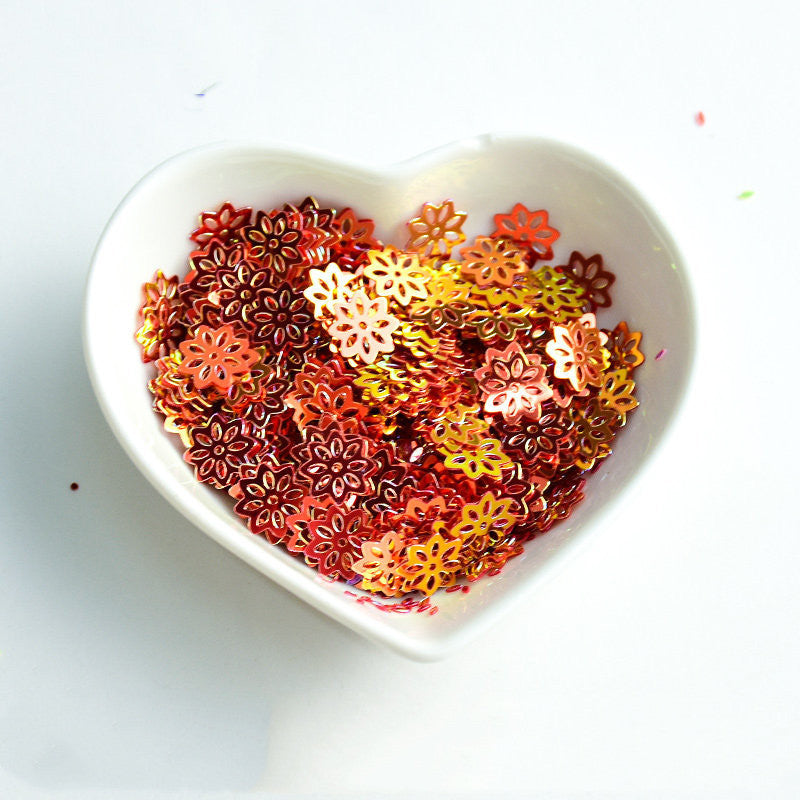 Handgefertigte Kirschblüten-Pailletten