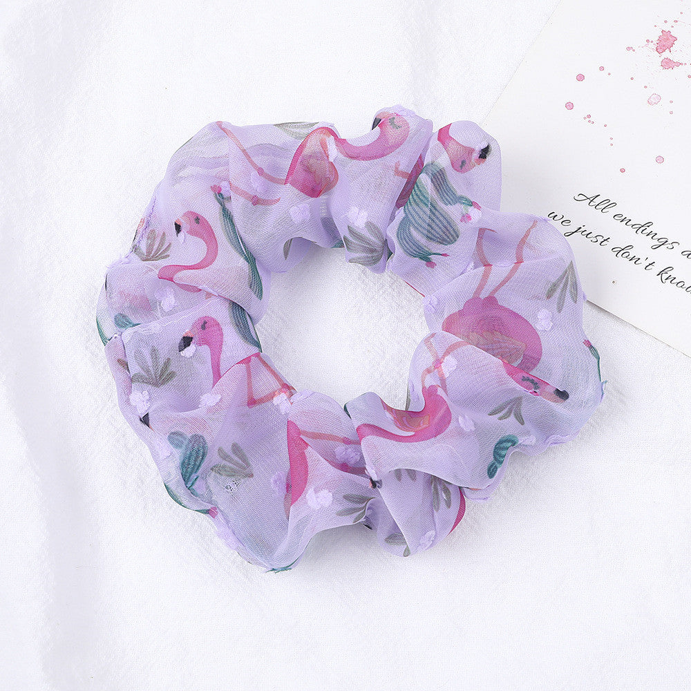 Sweet maiden net yarn hair cord