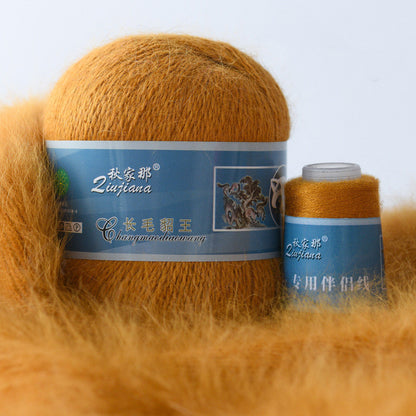 Long-haired mink woolen yarn