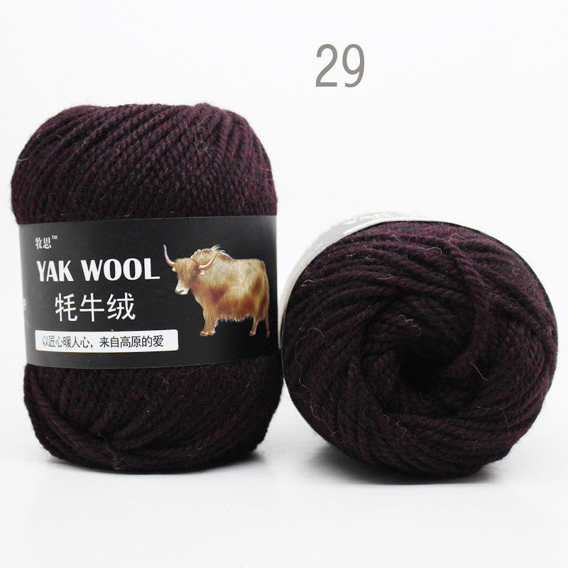 Cow Wool Yarn Scarf Thread Hat 245 Stick Needle Hand-knitted Medium Thick Coat