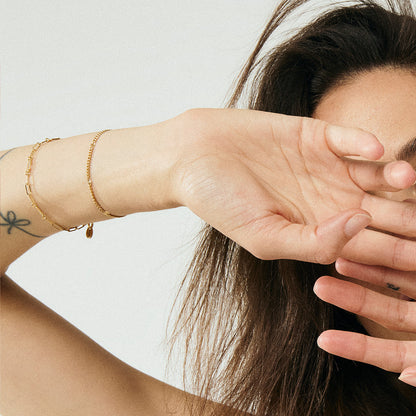 Blazing Sun Bracelet - Polished Gold Plated Sterling Silver