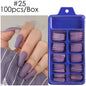 Blue Box Full Paste Wear Long Ballet Nail Plate