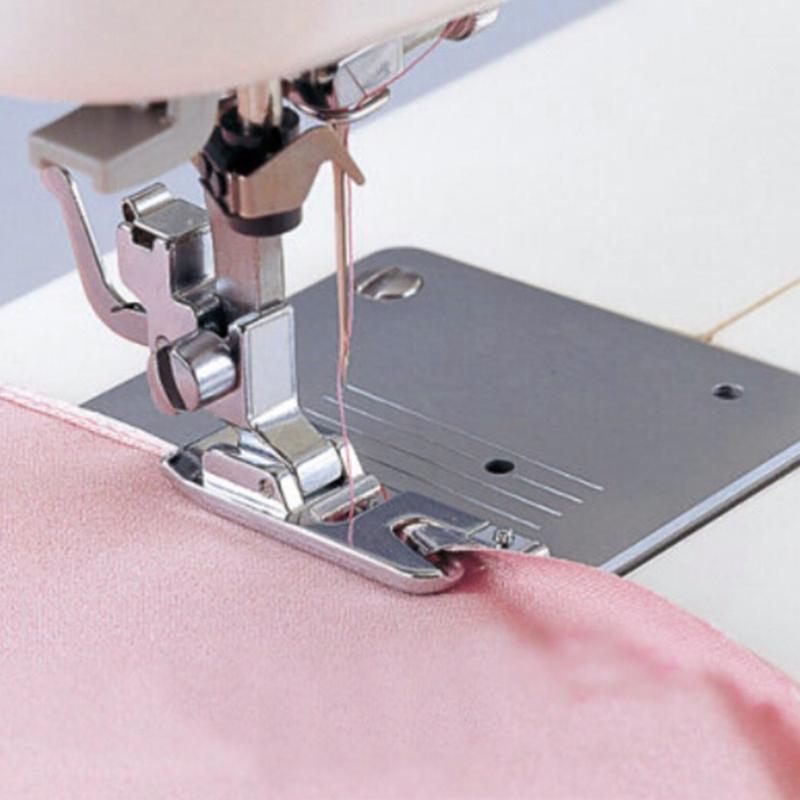 Multifunktions-Haushaltsnähmaschine mit 3 mm schmalem Zickzack-Naht-Kräuselfuß
