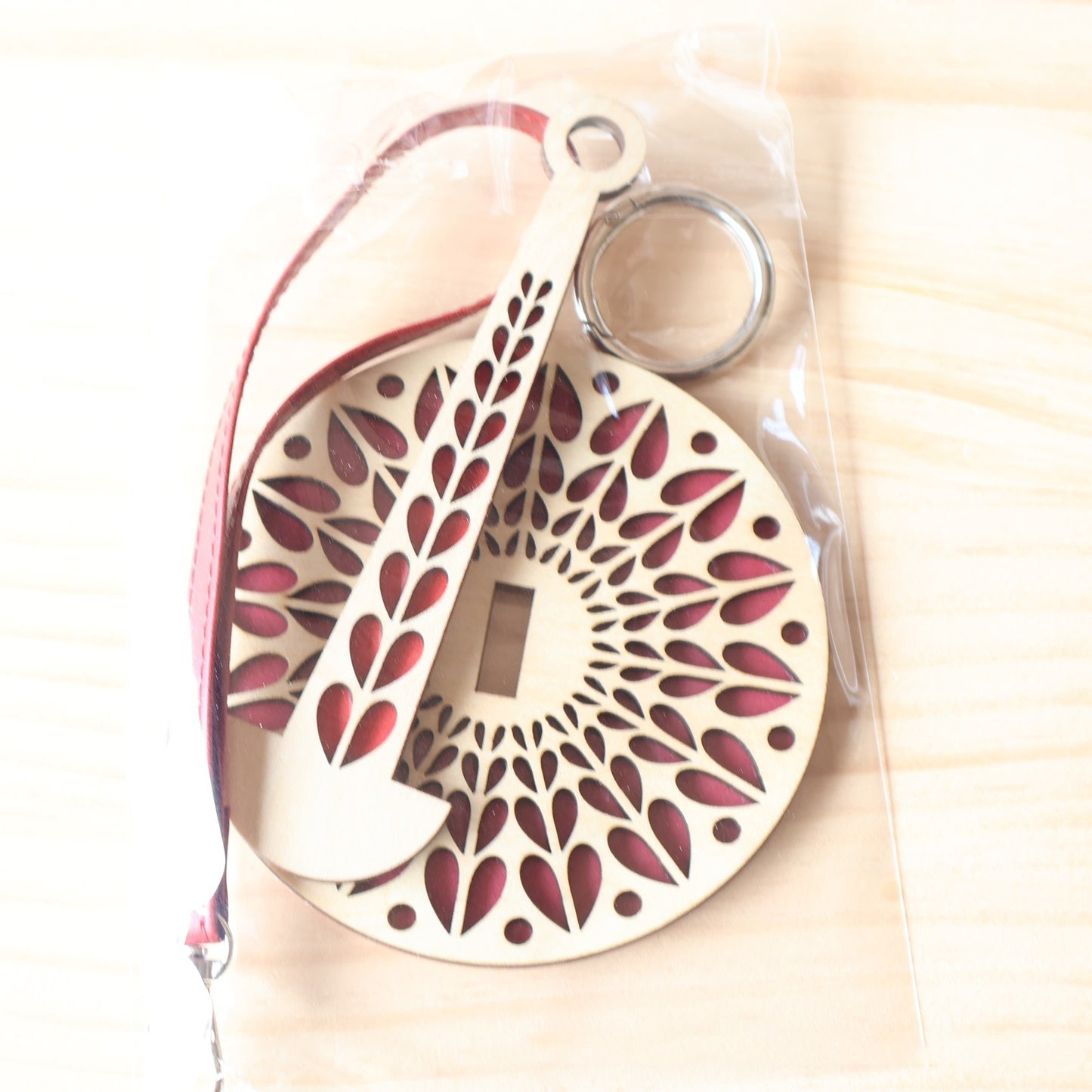 Portable Wrist Yarn Rack Wooden Craftwork