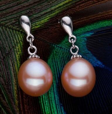 YIKALAISI Natural Pearl Statement Earrings Outstanding For Women