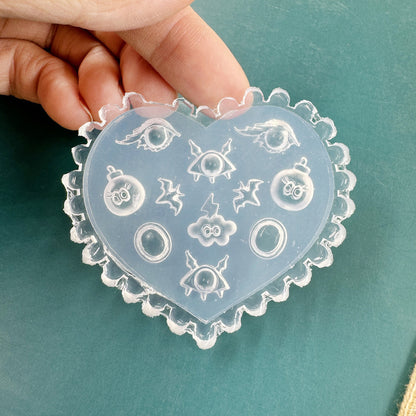 Silicone Non-whitening Flower Cartoon Manicure Mold