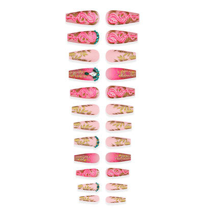 Diamond Red-crowned Crane Wear Armor Bamboo Leaf European And American