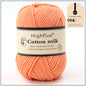 Milk Cotton Wool For Knitting Baby Crochet Yarn Wea