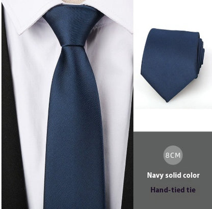 Pinstripe Classic Plain Polyester Tie Set Fashion 6cm Solid Color Linen Cotton Necktie Bright Ties Pin Clips Clasp Colourful For Men's Clothing Accessories
