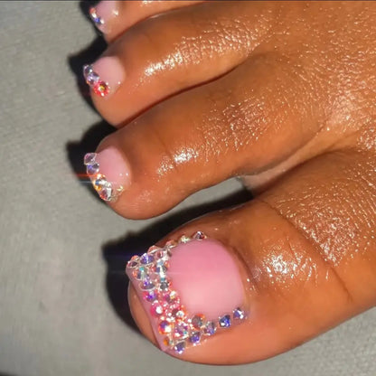 Fashion Simple And Short Square Foot Manicure