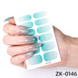 Internet Celebrity Gradient Onion Powder Little Nail Stickers