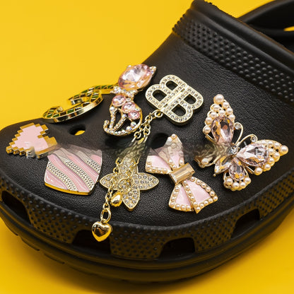 Metal Hole Shoes Accessories Buckle High Sense