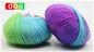 Pure Wool Long Rainbow Dyed Yarn