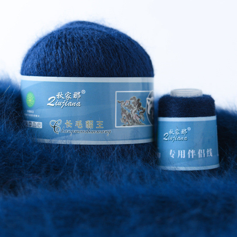 Long-haired mink woolen yarn