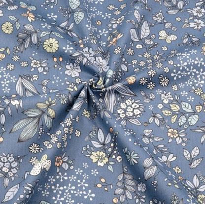 Cotton Twill Printed Cloth DIY Handmade Patchwork Floral Cloth Cotton Bedding Fabric