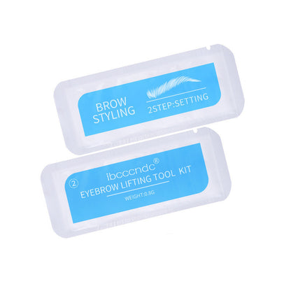 Disposable eyebrow shaping agent