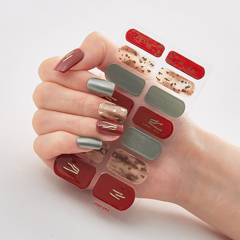 Nagellackfilm mit Lasertechnologie
