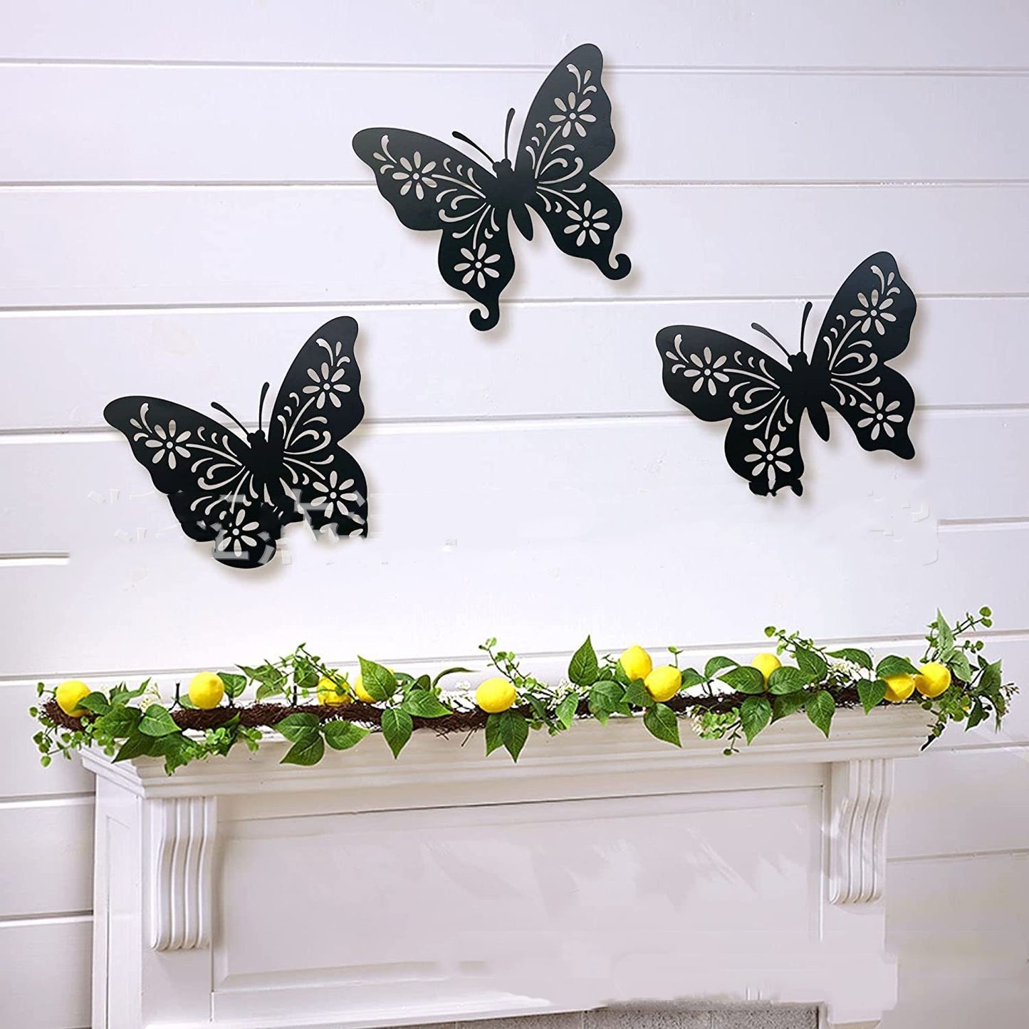 Metal Butterfly Wall Art Decoration Living Room