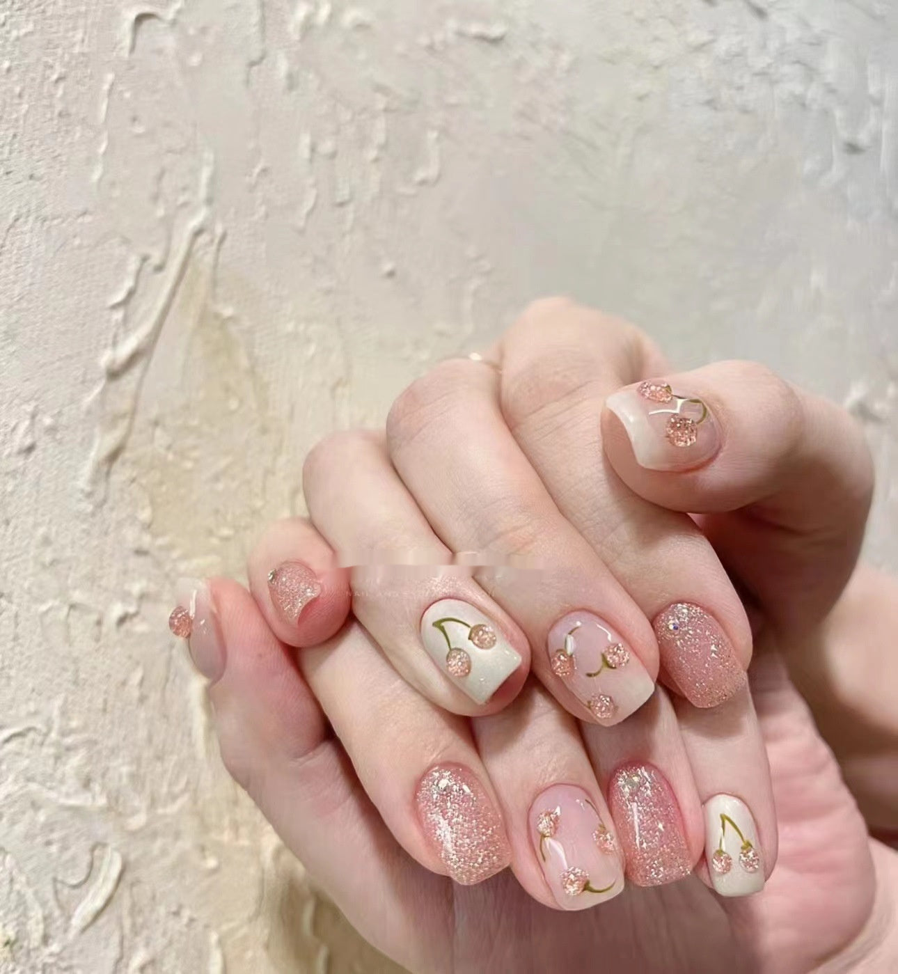 Handgefertigte, abnehmbare künstliche Nägel im Vintage-Stil – Nagelspitzen