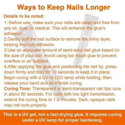 Nail Multi-functional Shape Solid Nail Glue