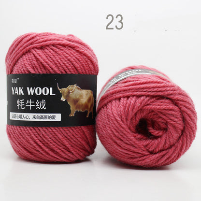 Cow Wool Yarn Scarf Thread Hat 245 Stick Needle Hand-knitted Medium Thick Coat