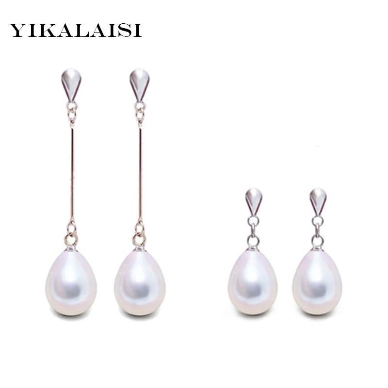 YIKALAISI Natural Pearl Statement Earrings Outstanding For Women
