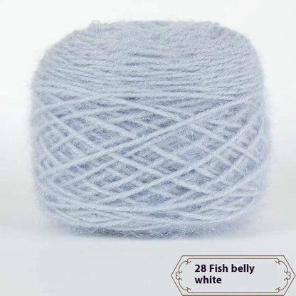 3 Two Groups Of Squirrel-velvet Yarn Hand-knitted Medium Thickness Hat Scarf Coat Waistcoat Cushion Plush Wool 150g