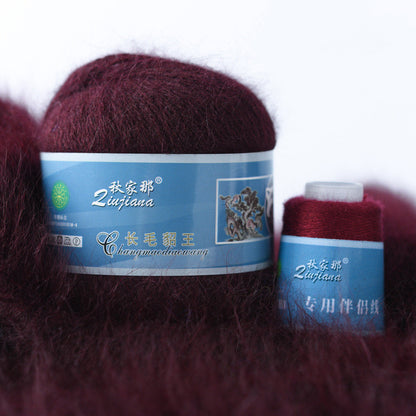 Long-haired mink woolen yarn