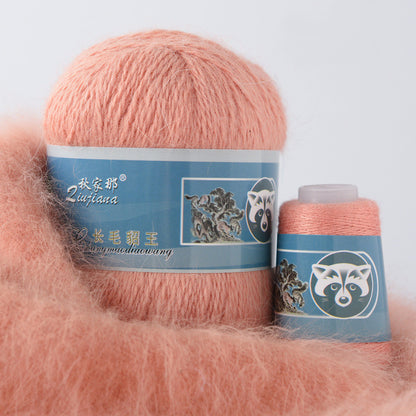 Long-haired mink woolen yarn