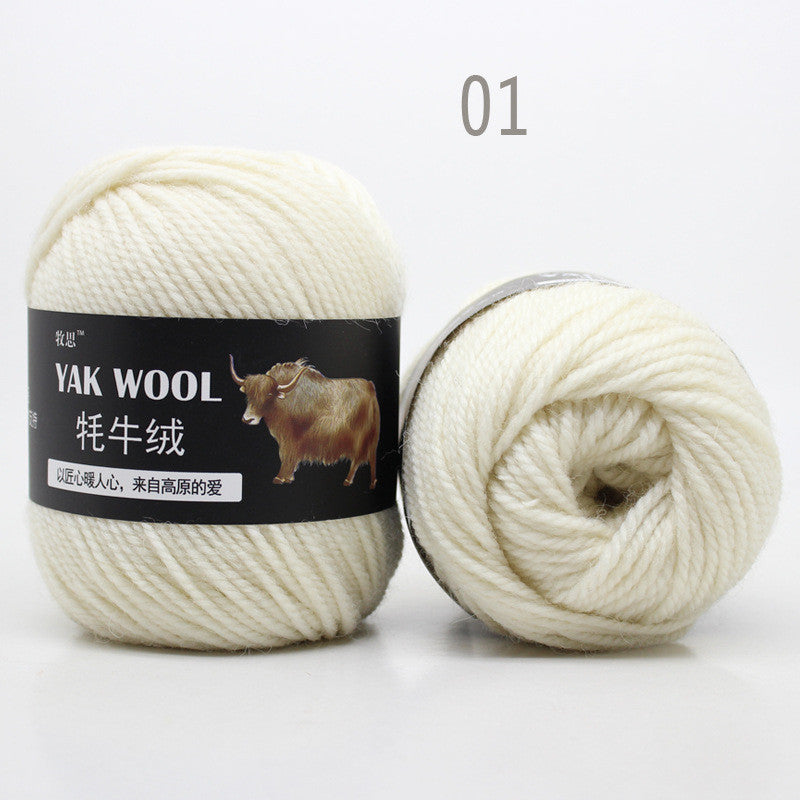 Cow Wool Yarn Scarf Thread Hat 245 Stick Needle Hand-knitted Medium Thick Coat